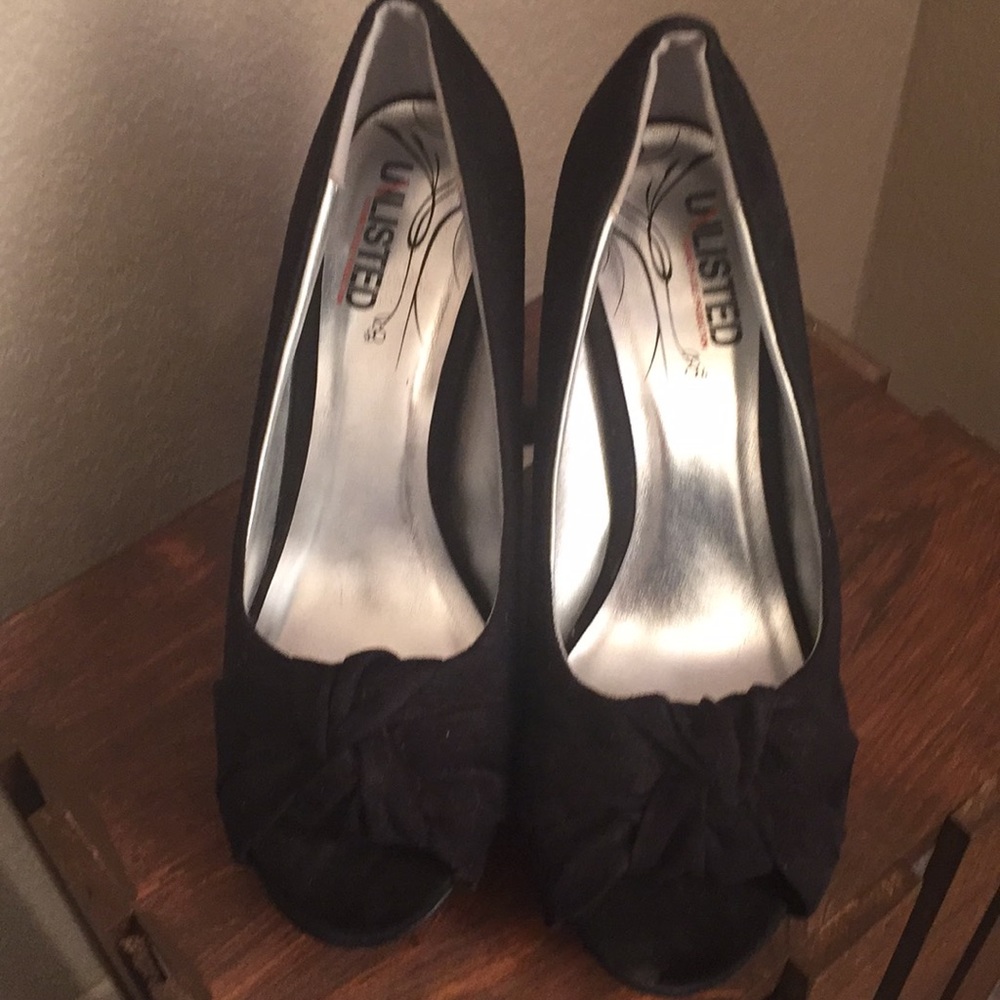 Unlisted Peep toe high heels